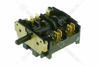 Переключатель мощности конфорки ПМ16-5-01 (5 позиционный, вал - 16,5 мм) плиты Мечта, Злата 