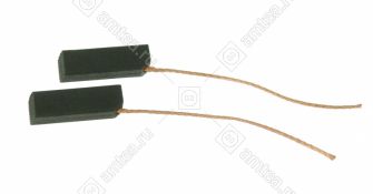 Щетки мотора универсальные (5x12,5x32 мм) 2 шт. без корпусов провод с угла