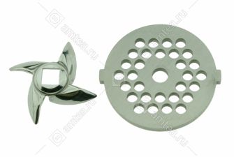 Нож + решетка средняя мясорубки Чудесница