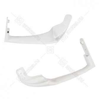 Ручка двери (комплект, белая) холодильника Бирюса