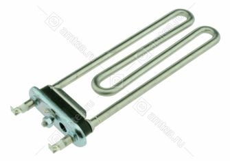 ТЭН (нагреватель) L=205 мм, 2000W, прямой с отверстием стиральной машины Bosch, Gorenje