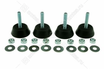 Набор ножек М8 (4 шт + гайка + шайба) для стиральных машин