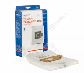 Мешки пылесборники, 4 шт Euroclean для пылесоса E-52/4
