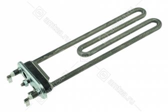 ТЭН (нагреватель) L=245 мм, 1950W, прямой с отверстием стиральной машины Electrolux, Zanussi