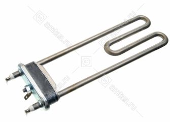 ТЭН (нагреватель) L=220 мм, 1850W, прямой без отверстия стиральной машины Candy, Zerowatt