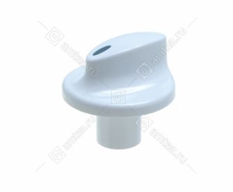 Ручка регулировки конфорки плиты Indesit, Ariston (белая)