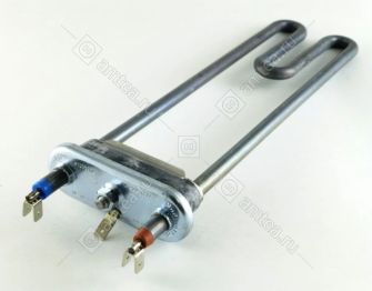 ТЭН (нагреватель) L=255 мм, 1200W, прямой без отверстия стиральной машины Candy, Zerowatt