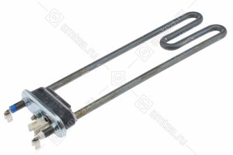 ТЭН (нагреватель) L=255 мм, 1200W, прямой с датчиком стиральной машины Candy, Zerowatt