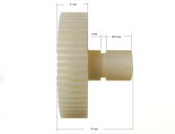 Шестерня мясорубки Белвар, Помощница (большая) 