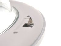 Люк в сборе (малый вылет стекла) стиральной машины Indesit, Ariston