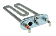 ТЭН (нагреватель) L=190 мм, 1900W, прямой с отверстием стиральной машины Bosch, Samsung