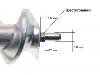 Шнек мясорубки Moulinex, Tefal, Rowenta