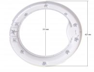 Внешнее обрамление люка стиральной машины Beko