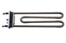 ТЭН (нагреватель) L=235 мм, 1950W, прямой с отверстием стиральной машины Bosch, Siemens, Electrolux