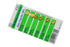 Набор жиклеров на балонный газ (D=0.70mm, D=0.70mm, D=0.80mm, D=0.85mm, D=1.00mm)