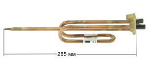 ТЭН (нагреватель) водонагревателя 2000W RCF ИТА (медь, M6, фланец 48 мм) под круглый фланец