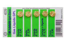 Набор жиклеров на балонный газ (D=0.40mm, D=0.55mm, D=0.65mm, D=0.75mm, D=0.90mm)