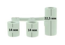 Ручка регулировки конфорки плиты белая (универсальная)