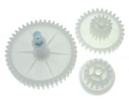 Шестерни (комплект 3 шт.) мясорубки Vitek, Panasonic, Scarlett, Elenberg, Saturn, Maxwell, Rolsen, Supra