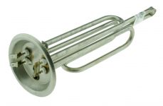 ТЭН (нагреватель) водонагревателя 2500W RF 92 (1500W+1000W) M6 нержавейка фланец 92 мм