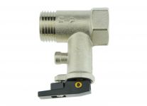 Предохранительный (обратный) клапан с рычажком водонагревателя 1/2