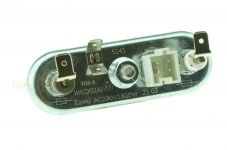 ТЭН (нагреватель) L=160 мм, 1800W, прямой с датчиком стиральной машины Candy, Haier