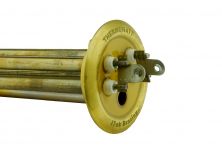 ТЭН (нагреватель) водонагревателя 2000W RF 64 Thermowatt PREMIUM (медь, М6, фланец 64 мм) изогнутый, клеммы под винт