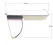 Заглушка петли левая (верхняя) холодильника Gorenje