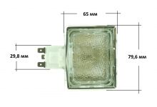 Плафон в сборе (лампа, плафон, цоколь) духовки Gefest