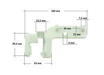 Кронштейн полки (левый) холодильника Атлант