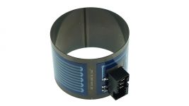 Тэн посудомоечной машины Bosch 2080W, D=75мм, H=55мм, 24.5kOm средний, с разъёмом и термодатчиком 