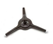 Крестовина (куплер, ролики) вращения тарелки СВЧ печи