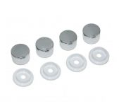 Ручки универсальные (комплект 4 шт.) для газовых плит белые