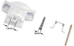 Ручка люка (комплект) стиральной машины Indesit, Ariston