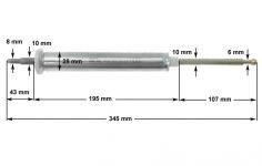 Амортизатор стиральной машины Bosch, Siemens