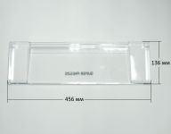 Панель передняя ящика (верхнего, среднего) морозильной камеры холодильника Indesit, Ariston