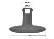 Ручка люка (серая) стиральной машины LG