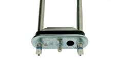 ТЭН (нагреватель) L=240 мм, 2000W, прямой с отверстием стиральной машины Bosch, Siemens