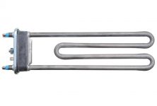 ТЭН (нагреватель) L=235 мм, 1950W, прямой с отверстием стиральной машины Bosch, Siemens, Electrolux