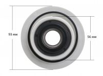 Суппорт в сборе (левый, против шкива, резьба по часовой, подшип. 6204 + 30x46.8x8.7/13) стиральной машины Electrolux