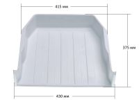 Ящик (без передней панели, верхний) морозильной камеры холодильника Stinol, Indesit, Ariston