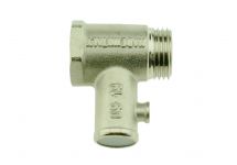 Предохранительный (обратный) клапан без рычажка водонагревателя 1/2'' 8.5 бар Италия