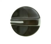 Ручка регулировки конфорки плиты Indesit, Ariston (коричневая)