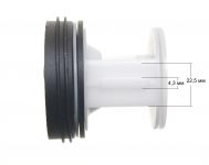 Фильтр (крышка, заглушка) насоса (черный) стиральной машины Bosch, Siemens ORIGINAL