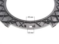 Внутреннее обрамление люка стиральной машины Bosch, Siemens