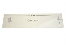 Стекло подсветки для вытяжки Krona, Shindo